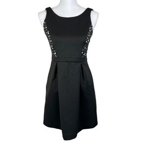 Jessica Simpson black strapless holiday dress Size 2